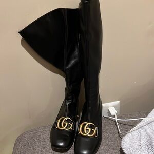 Nearly new Gucci knee high boots